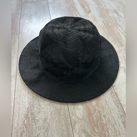 Summer Bucket Hat Women’s Beach Hat By Peninsolar Black One Size EUC - Picture 2 of 4